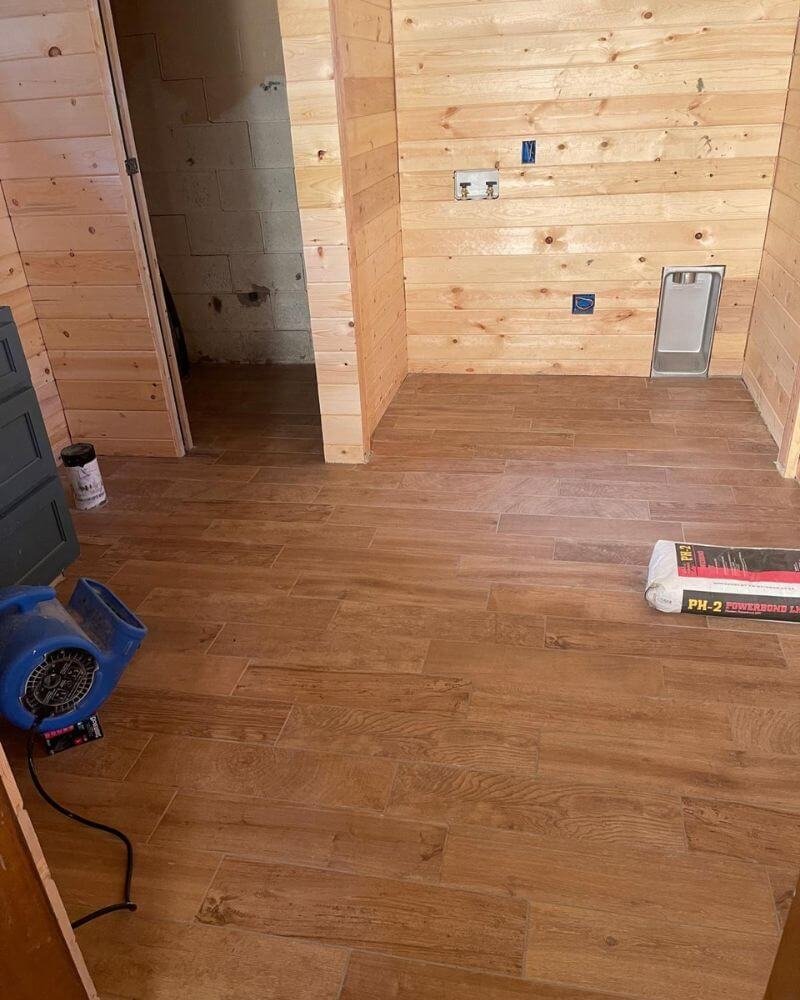 Recent framing and drywall project