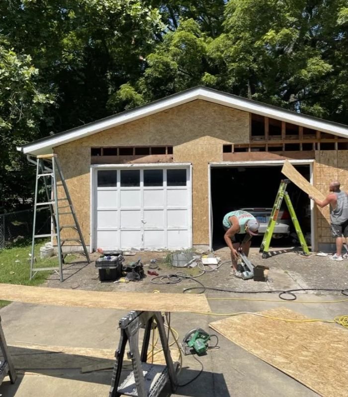 Small garage construction