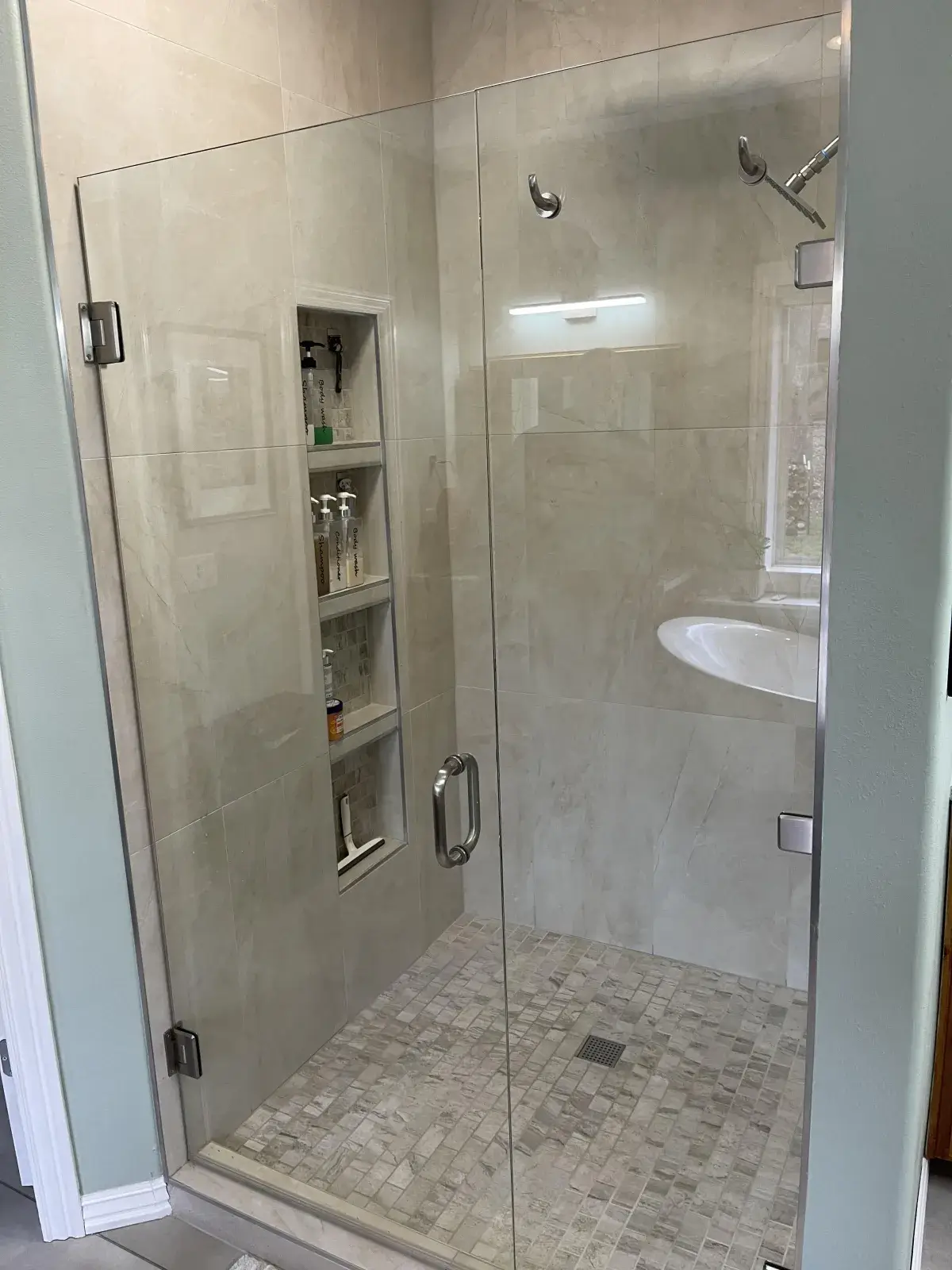 Custom tile work installation