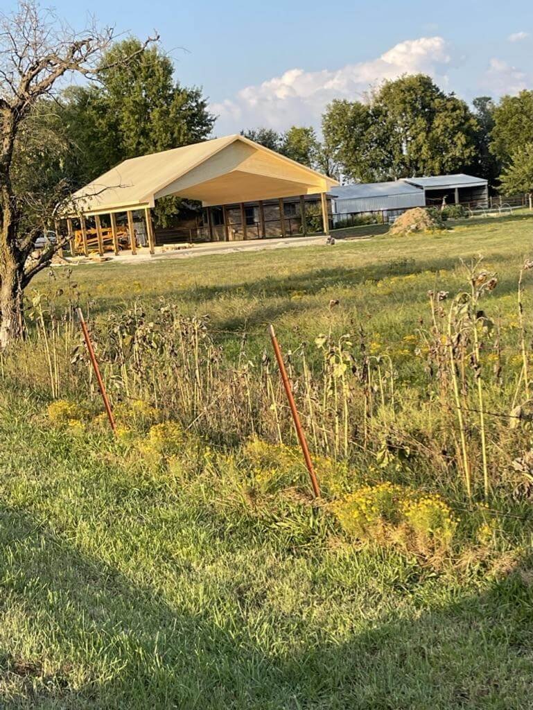 Outdoor structure remodeling project