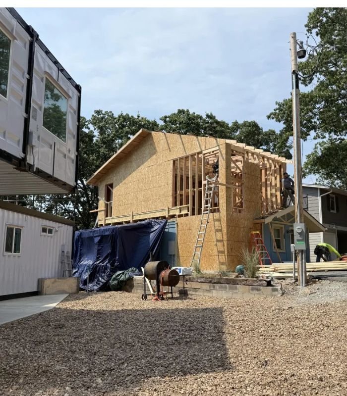 Home addition framing